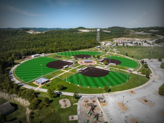 Branson Recplex Turfed Fields - Striped