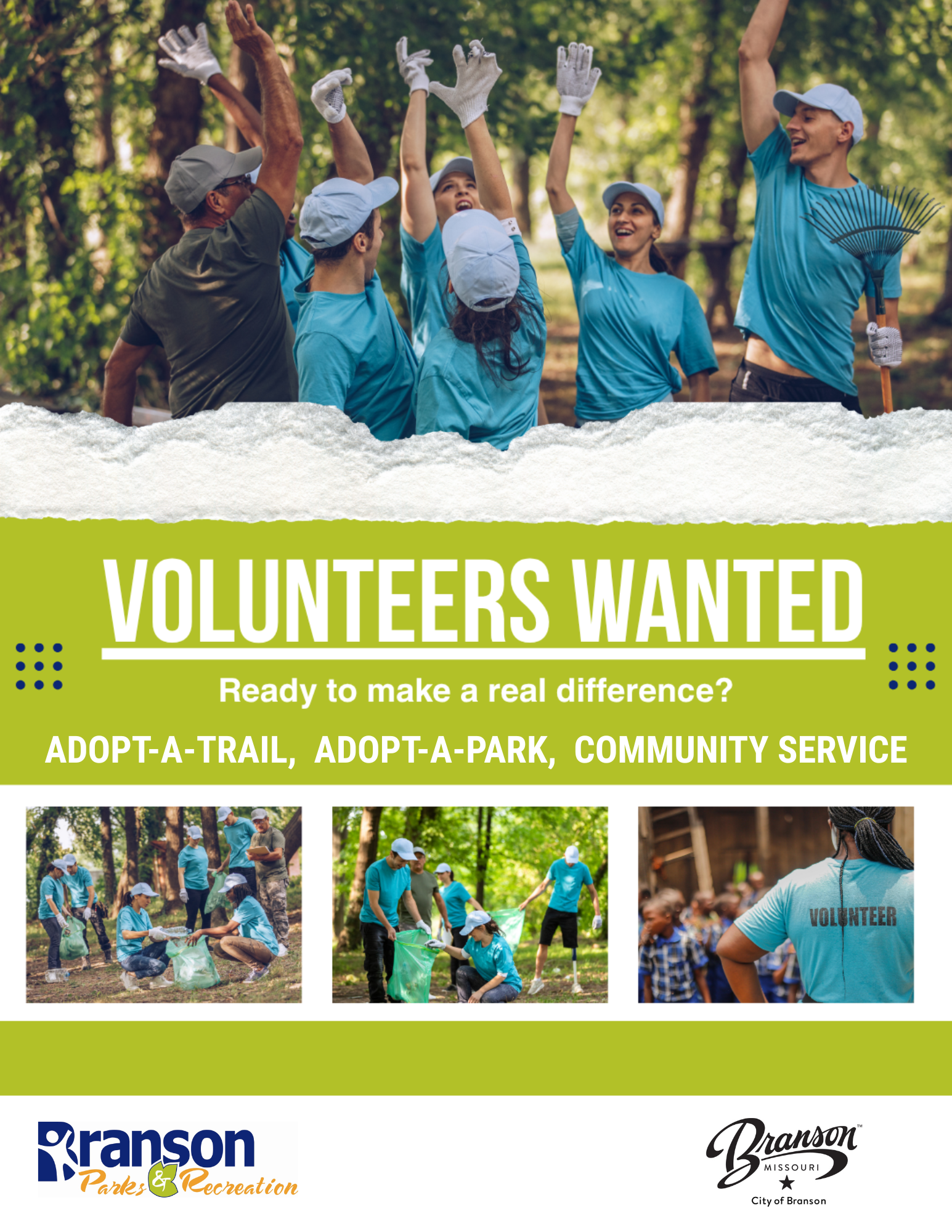ADOPT-A-TRAIL, ADOPT-A-PARK, ADOPT-A-