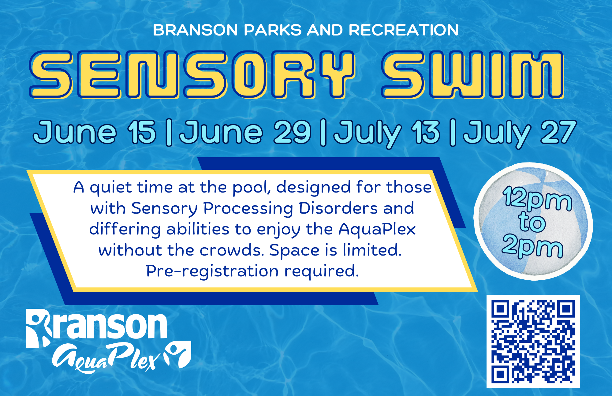 2026 Sensory Swim
