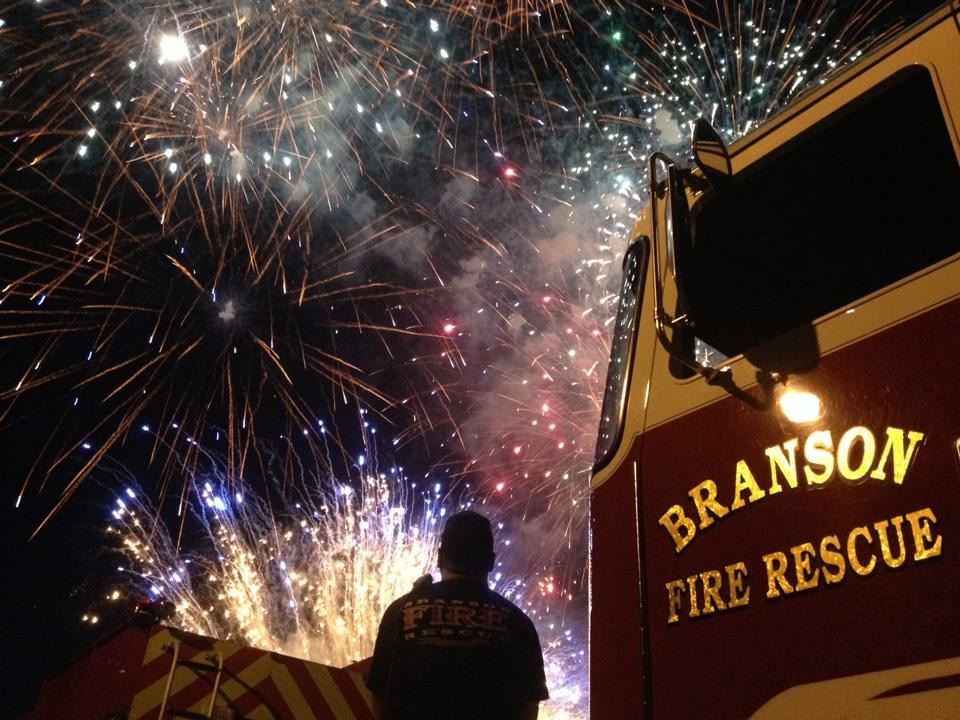 Fireworks Photo with Engine 3
